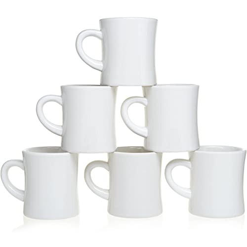 Simplified Product Title: COLETTI White Coffee Mugs Set of 6