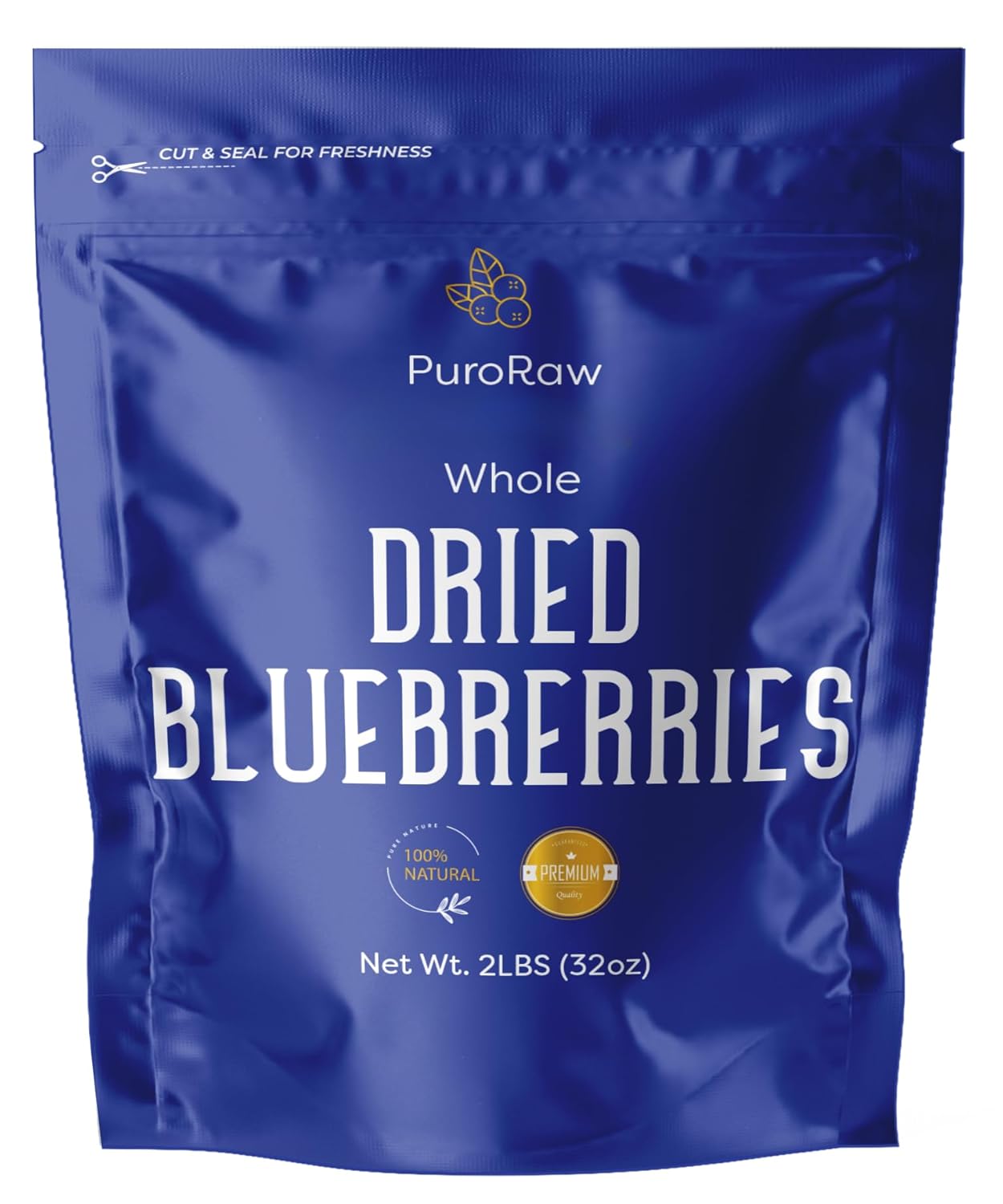 PuroRaw Dried Blueberries
