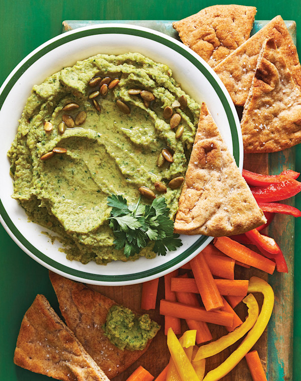 Avocado Hummus with Pepitas