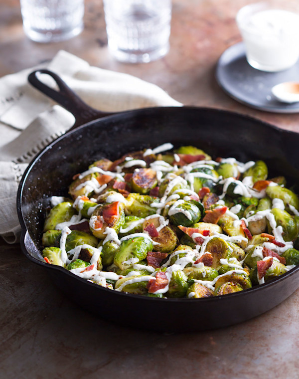 Bacon-Horseradish Brussels Sprouts