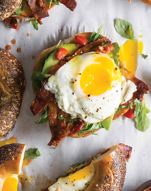 Breakfast BLTs with Charred Tomato Relish