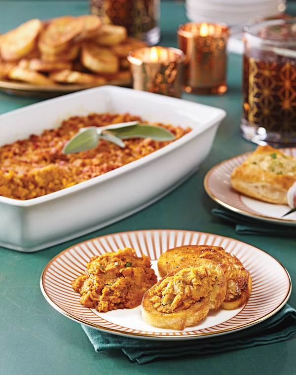 Cheesy Baked Pumpkin Dip