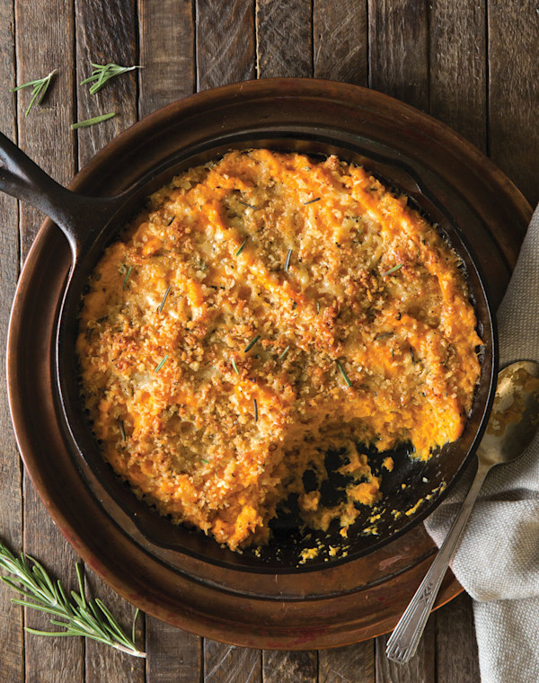 Crispy Mashed Sweet Potatoes