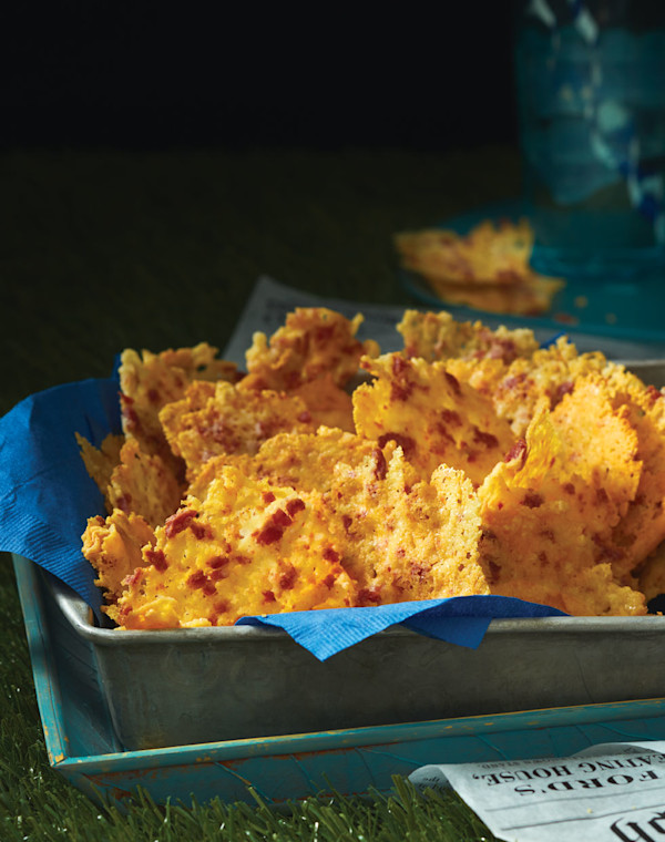 Frico Chips with sopressata