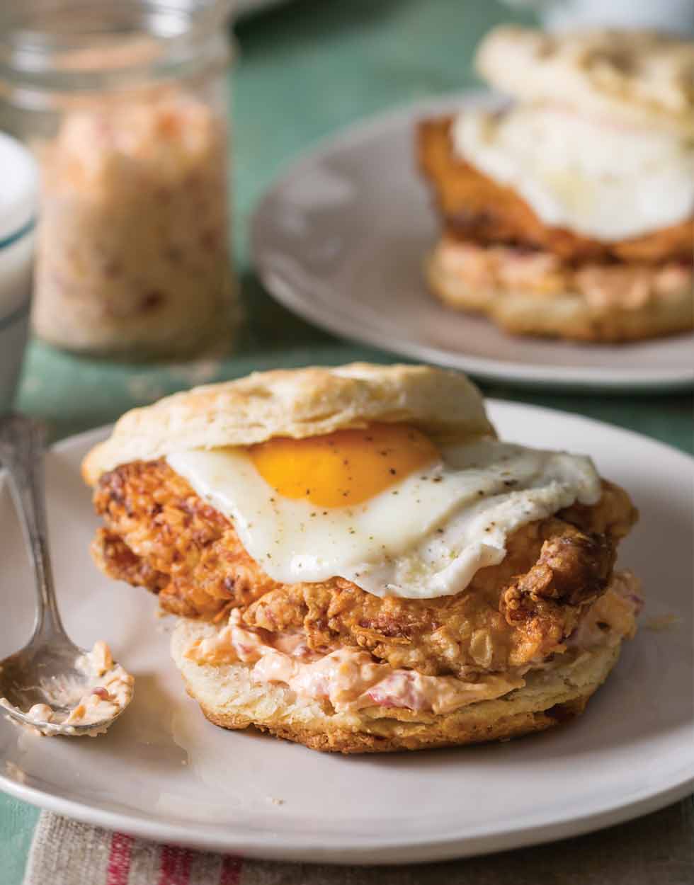 Fried Chicken Biscuit Sandwiches