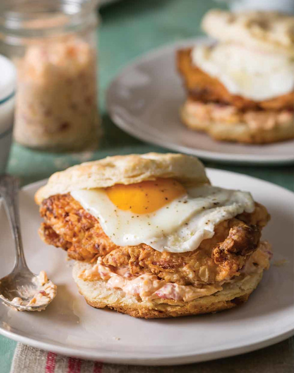 Fried Chicken Biscuit Sandwiches