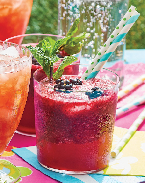 Gin Bramble with Fresh Mint