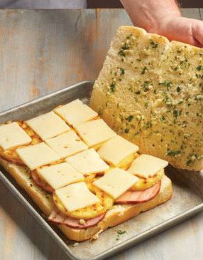 Grilled-Ham-Swiss-Pineapple-Sliders-Step1