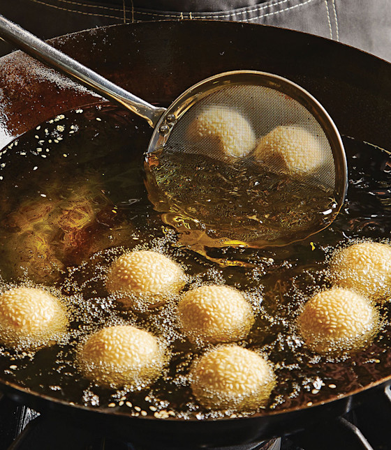 How to Form & Fry Sesame Balls