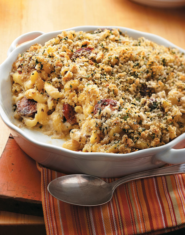 Alpine Mac 'n Cheese with kielbasa & dijon