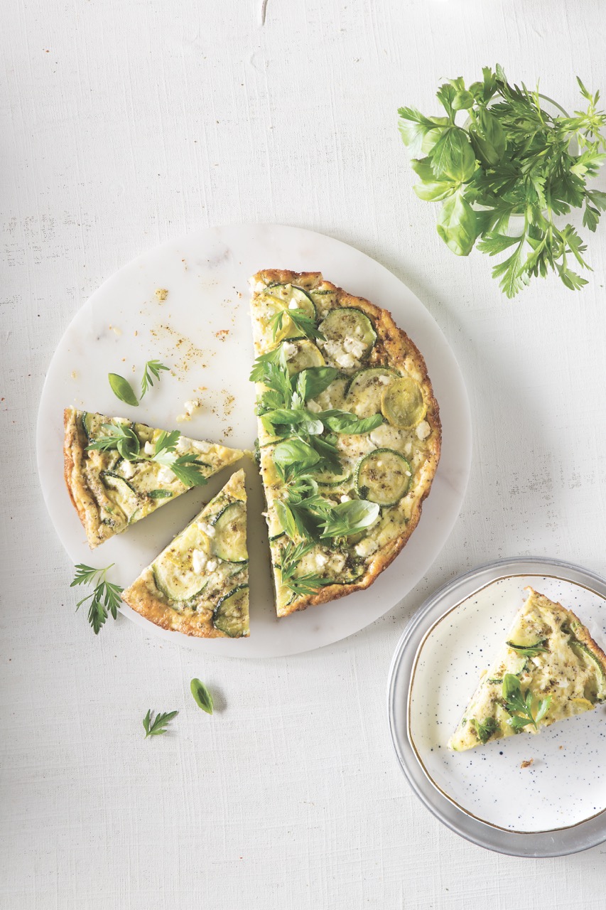 Squash and Feta Frittata with Za’atar