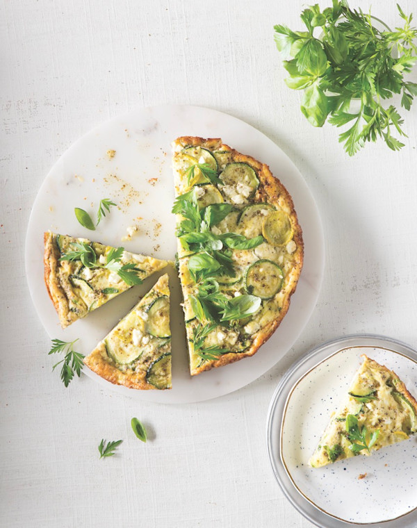 Squash and Feta Frittata with Za’atar