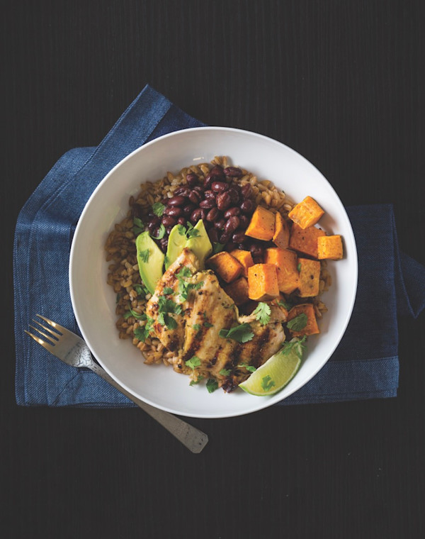 Mojo Chicken Farro Bowls
