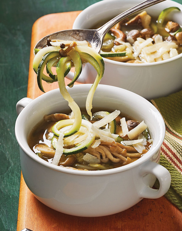 Mushroom & Zucchini Soup