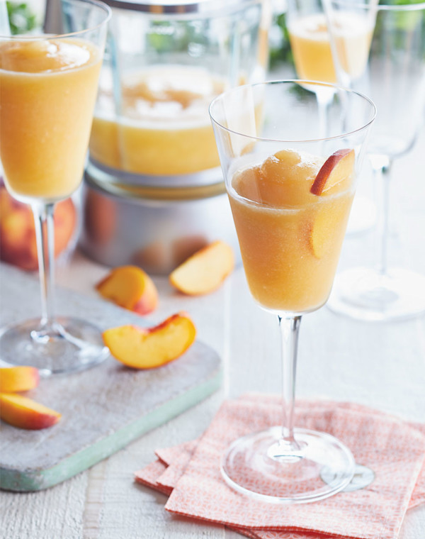 Frozen Peach Daiquiris