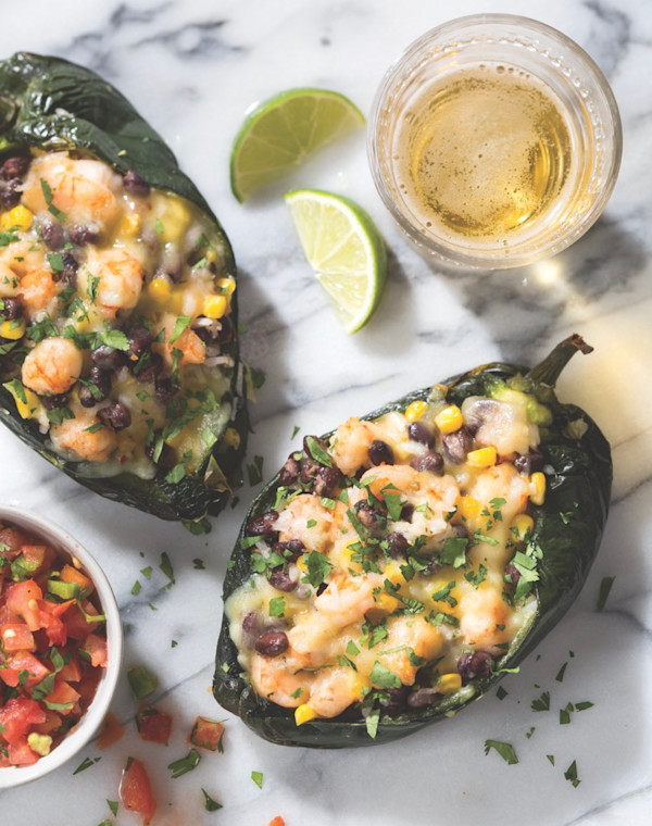 Shrimp Chiles Rellenos