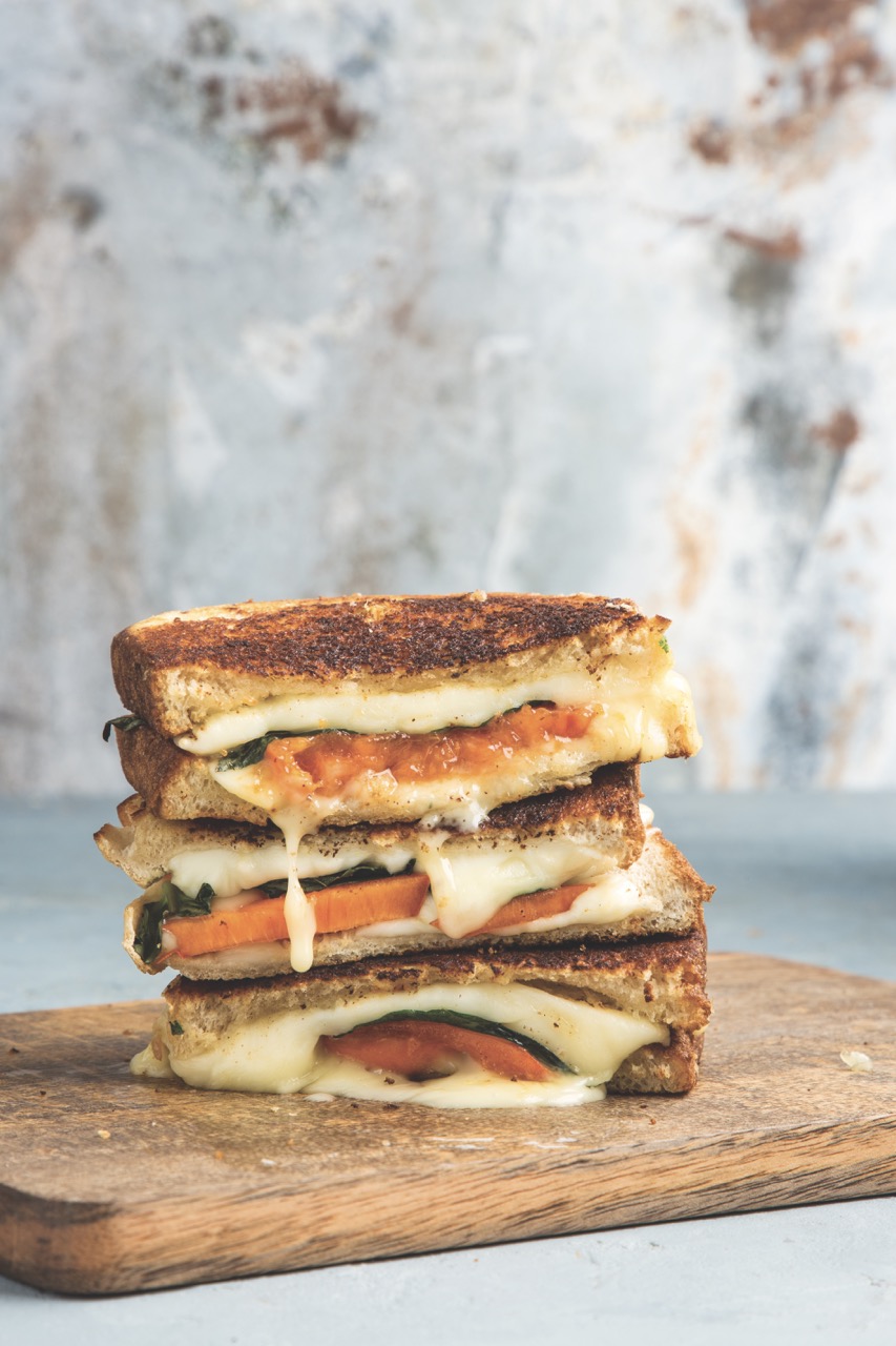 Persimmon Grilled Cheese Sandwiches
