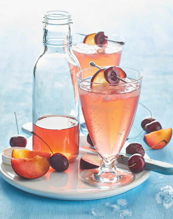 Plum & Cherry Shrub Punch