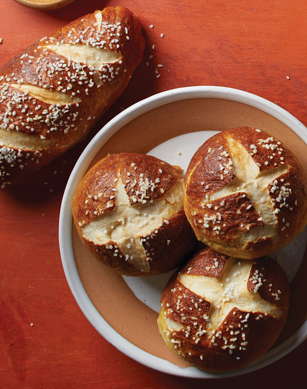 Pretzel Buns (or Rolls)