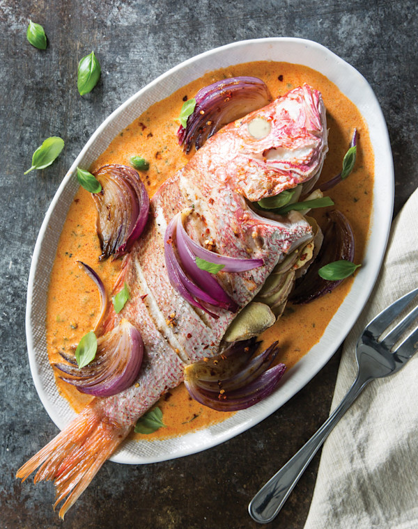 Roasted Red Snapper Curry