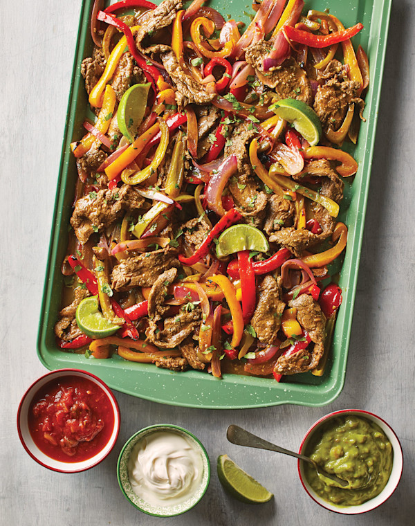 Sheet Pan Steak Fajitas