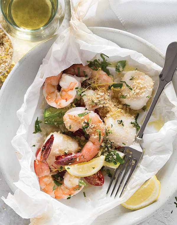 Shrimp and Scallops with Herbs