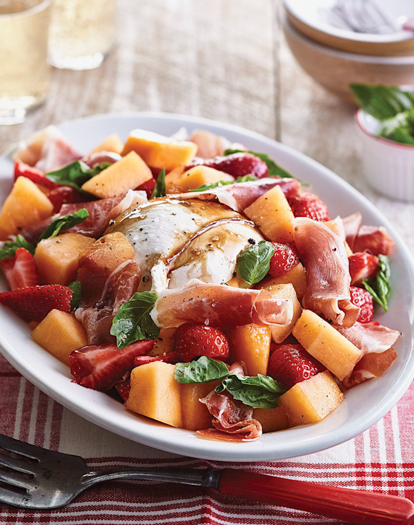 Cantaloupe-Strawberry Salad 