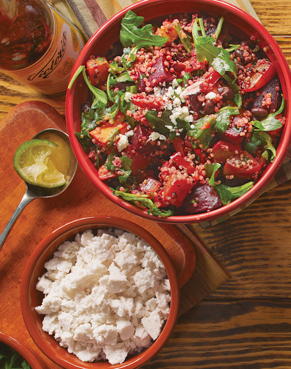 Southwest Quinoa Salad with chipotle vinaigrette