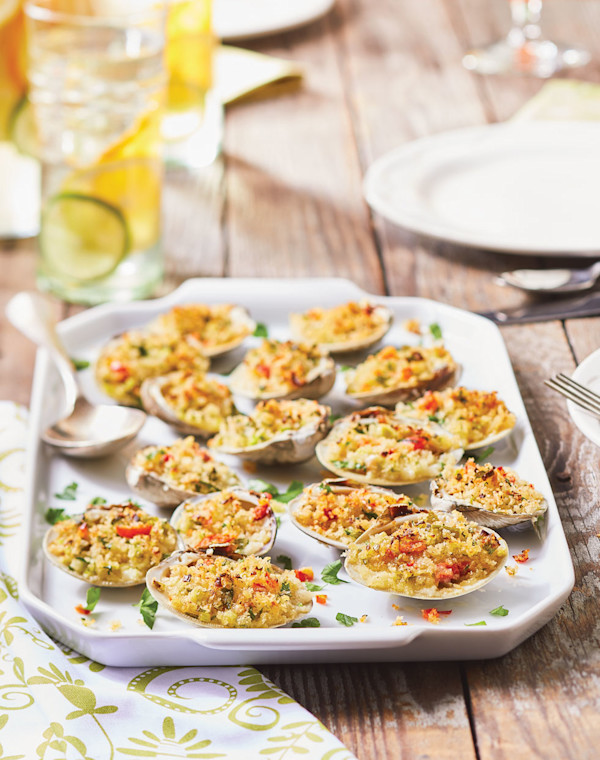 Spicy Stuffed Clams
