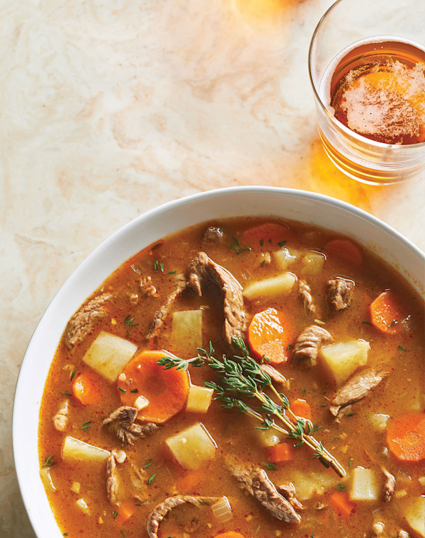Steak & Ale Soup with Potatoes