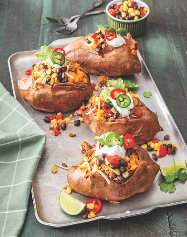 Tex-Mex–Style Stuffed Sweet Potatoes