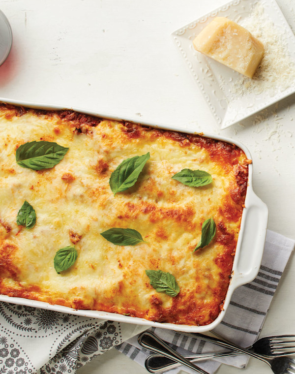 Three Meat Lasagna with bolognese sauce