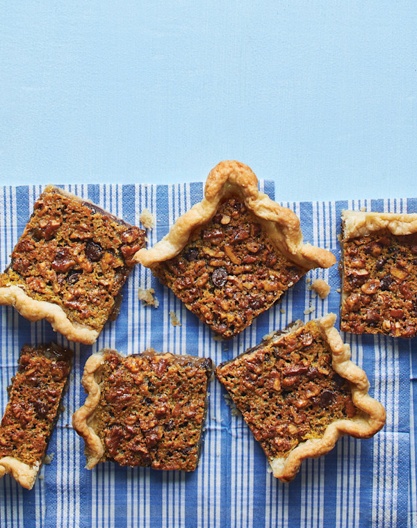 Walnut-Chocolate Slab Pie